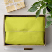 Neon Yellow Solid Color Tissuepapier (Geschenk)