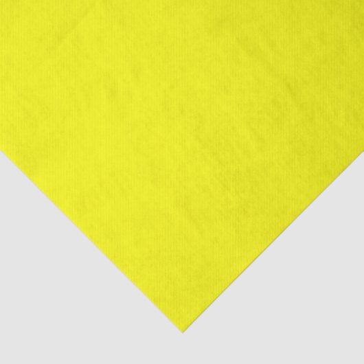 Neon Yellow Solid Color Tissuepapier (Detail)
