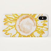 Neon Yellow Sunflower Case-Mate iPhone Case (Achterkant (horizontaal))