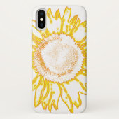 Neon Yellow Sunflower Case-Mate iPhone Case (Achterkant)