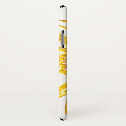 Neon Yellow Sunflower Case-Mate iPhone Case (Achterkant / rechts)