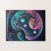 Neon Yin Yang Surreal Fantasy 1 Legpuzzel (Horizontaal)
