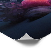 Neon Yin Yang Surreal Fantasy 1 Poster (Hoek)
