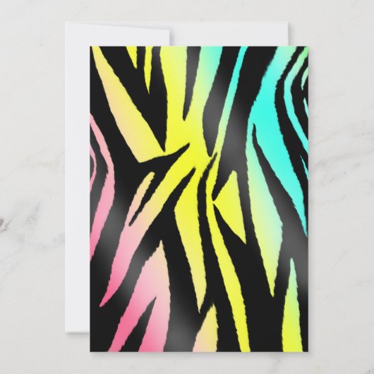 Neon Zebra 2012 — Bekendmaking van de opleiding Kaart (Achterkant)