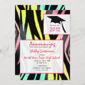 Neon Zebra 2012 — Bekendmaking van de opleiding Kaart (Voorkant / Achterkant)