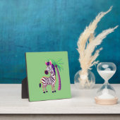 Neon Zebra Paradijs Fotoplaat (Insitu)