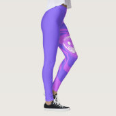 Neon Zebra Patroon Mode Leggings (Rechts)