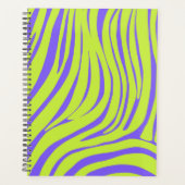 Neon Zebra Patroon Planner Organizer (Voorkant)
