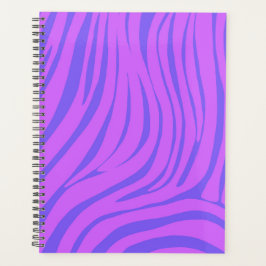 Neon Zebra Patroon Planner Organizer