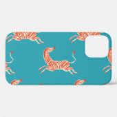 Neon Zebra: Retro kleurrijke naadloos Case-Mate iPhone Case (Achterkant (horizontaal))
