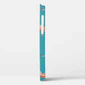 Neon Zebra: Retro kleurrijke naadloos Case-Mate iPhone Case (Achterkant / Links)