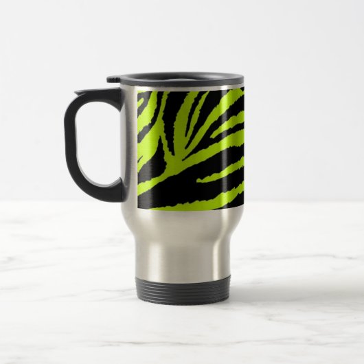 Neon Zebra Travel Mug Reisbeker (Links)