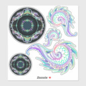 Neon Zee Life Sketting Sticker (Vel)