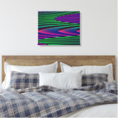 Neon Zeeen Canvas afdrukken (Insitu (Slaapkamer))