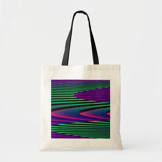 Neon Zeeen Canvas tas (Voorkant)