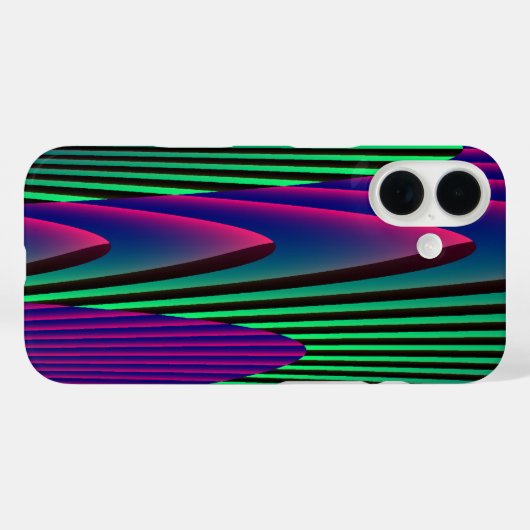 Neon zeeën Case-Mate iPhone case (Achterkant (horizontaal))
