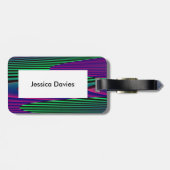 Neon Zeeen Custom Bagagelabel (Achterkant horizontaal)