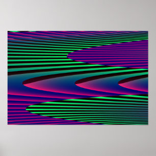 Neon Zeeën Poster