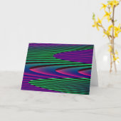 Neon Zeeen Wenskaart Kaart (Gele Bloem)