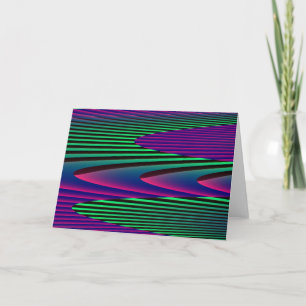Neon Zeeen Wenskaart Kaart