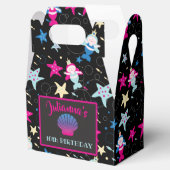 NEON Zeemeermin Zee Life Fish Zeester Verjaardagsf Bedankdoosjes (Geopend)