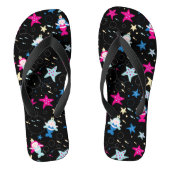 NEON Zeemeermin Zee Life Fish Zeester Verjaardagsf Teenslippers (Voetbed)