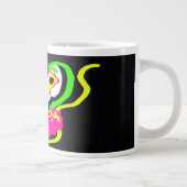 Neon zeepaard rots grote koffiekop (Rechts)