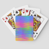 Neon ZigZag Pokerkaarten (Achterkant)