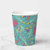 Neon Zombie Paper Cup - Halloween Party Papieren Bekers (Links)