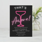 Neon zomer vrijgezellenfeest kaart (Staand voorkant)