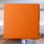 Neon Zonsondergang Oranje Stevige Kleur | Klassiek Tegeltje<br><div class="desc">Neon Zonsondergang Oranje Stevige Kleur | Klassiek | Elegant | Trendy | Stijlvol | Cadeau</div>
