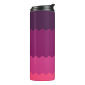 Neon zonsondergang patroon thermosbeker (Gedraaid links)