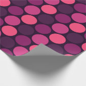 Neon Zonsondergang Stippelpatroon Cadeaupapier (Hoek)