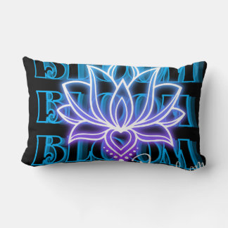 neon zwart kussen