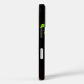 Neon zwarte kat met gloeiende ogen Case-Mate iPhone case (Achterkant / Rechts)