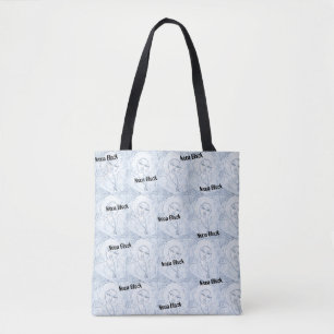 Neon Zwarte Tote Bag