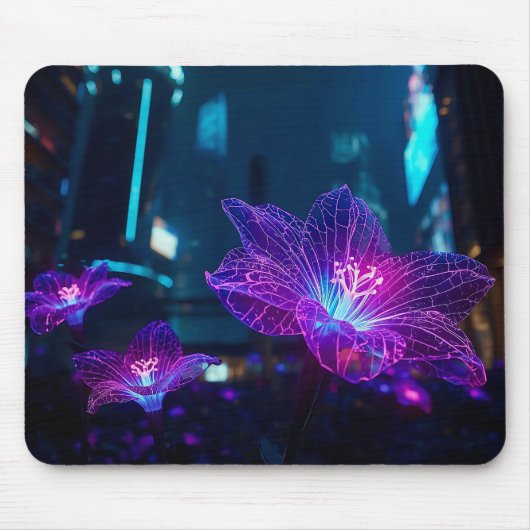 Neonaders Glanzende Muismat | Bioluminescent (Voorkant)