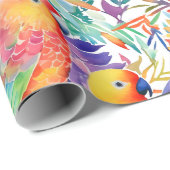 Neonale budgetten patroon cadeaupapier (Rol Hoek)