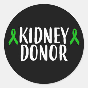 Neonataal donortransplantaat Levende donor Ronde Sticker
