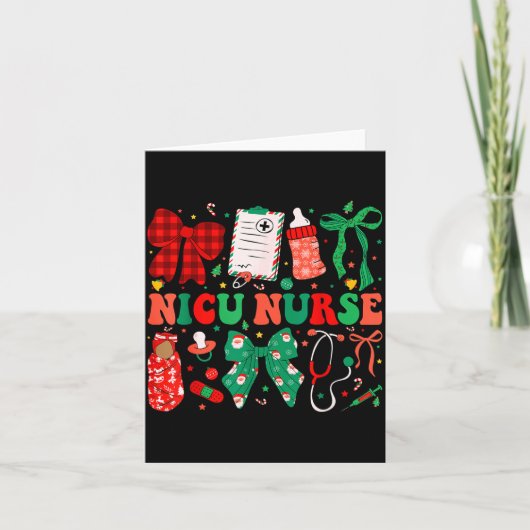 Neonatal Intensive Care Unit Coquette Nicu Nurse C Kaart (Voorkant)