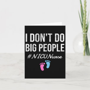 Neonatale Intensive Care Unit Nicu Nurse Kaart