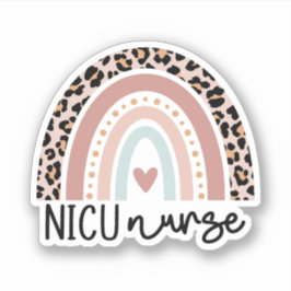 Neonatale Intensive Care Unit NICU Nurse Regenboog Sticker