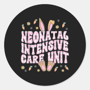 Neonatale Intensive Care Unit Paashaas Nicu Nur Ronde Sticker