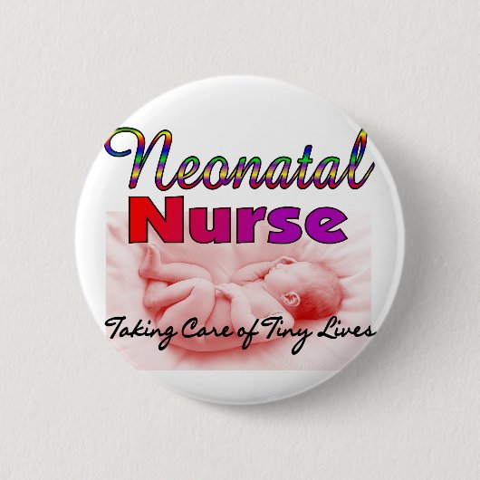 Neonatale/NICU-zurencadeautjes Ronde Button 5,7 Cm (Voorkant)