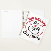 Neonatale NICU Zuurgrote harten voor kleine kunstw Planner (Display)