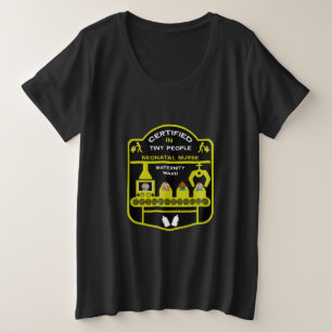 Neonatale verpleegkundige bedankt en ondersteuning grote maat t-shirt