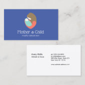 Neonatale verpleegkundige Logo Visitekaartje (Voorkant / Achterkant)