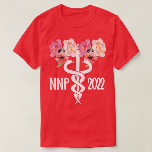 Neonatale verpleegkundige NNP 2022 Afstuderen T-shirt (Design voorkant)