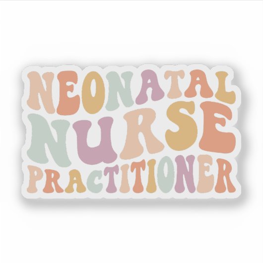 Neonatale verpleegkundige sticker (Voorkant)