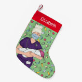 Neonatale Verpleegkundigen Station Kerst Decoratie Kleine Kerstsok (Voorkant (Hangend))